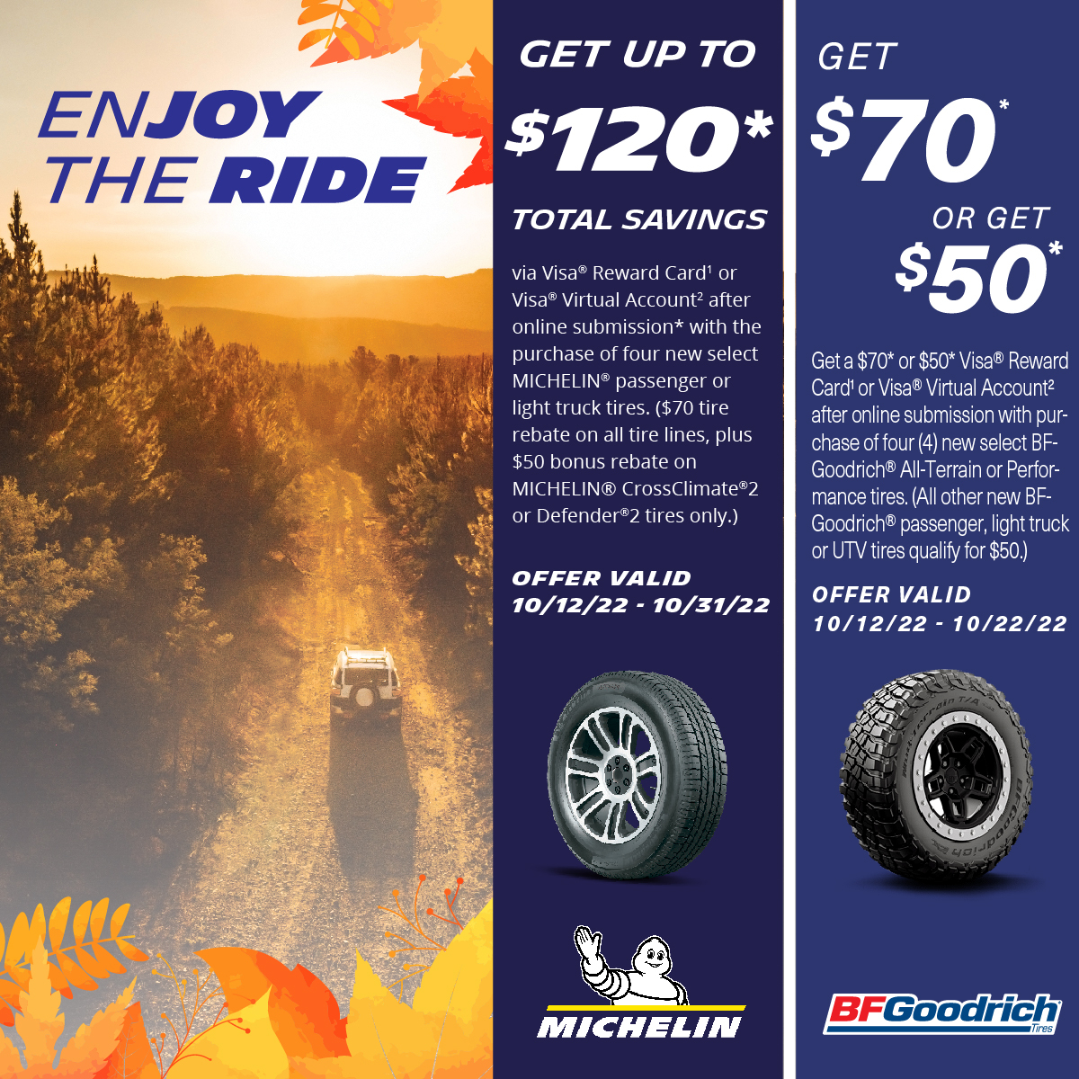 2022 MICHELIN BFGOODRICH FALL PROMOTION