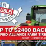 Alliance Tire doubles farm tire rebate Tire Business