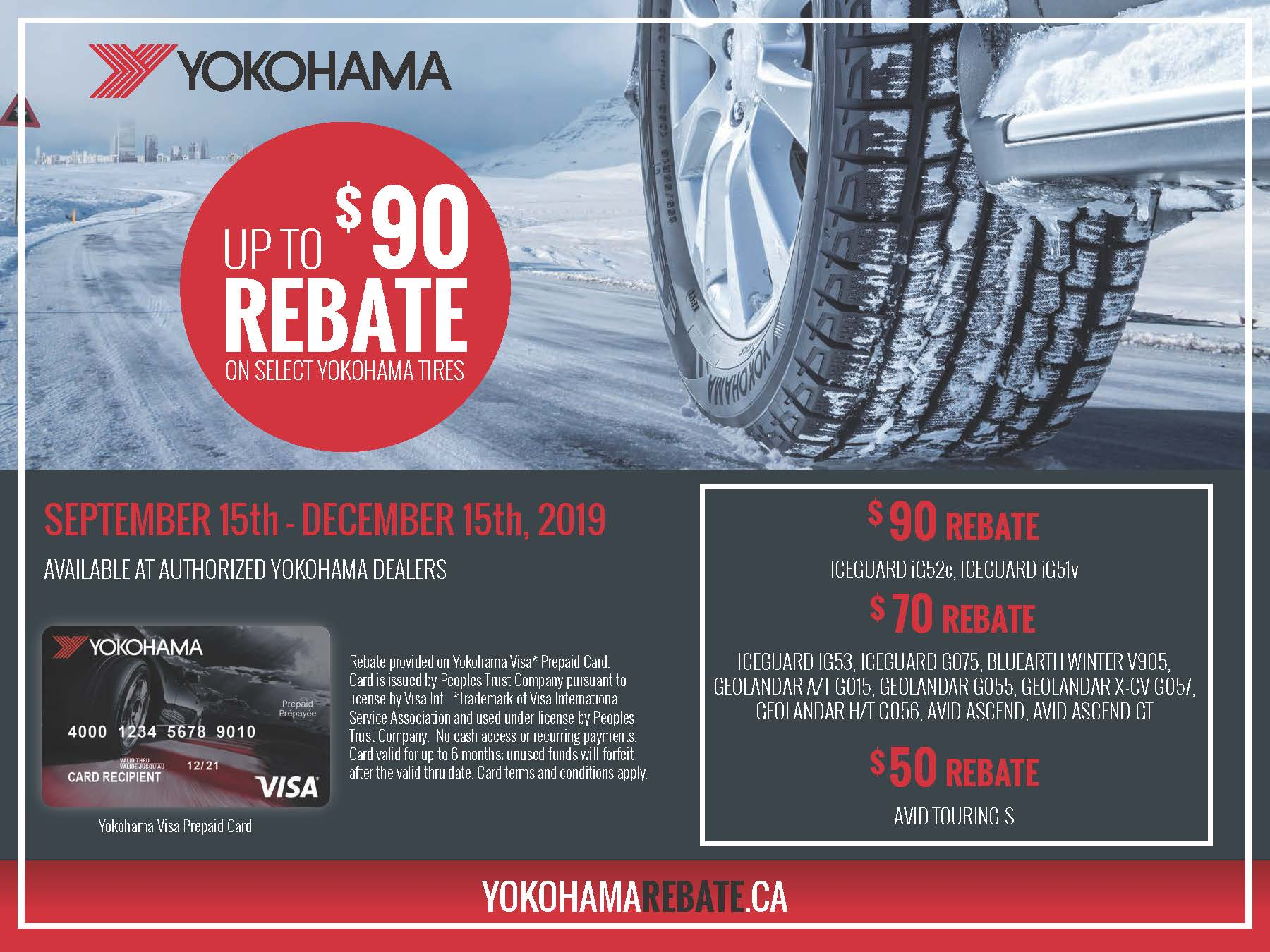 AutoCare Signature Tire Yokohama Winter Tire Promotion