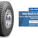 Available Tire Rebates May 2020