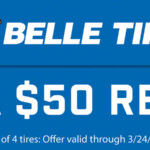 Belle Tire Pothole Relief Sale 50 Rebate Belle Tire