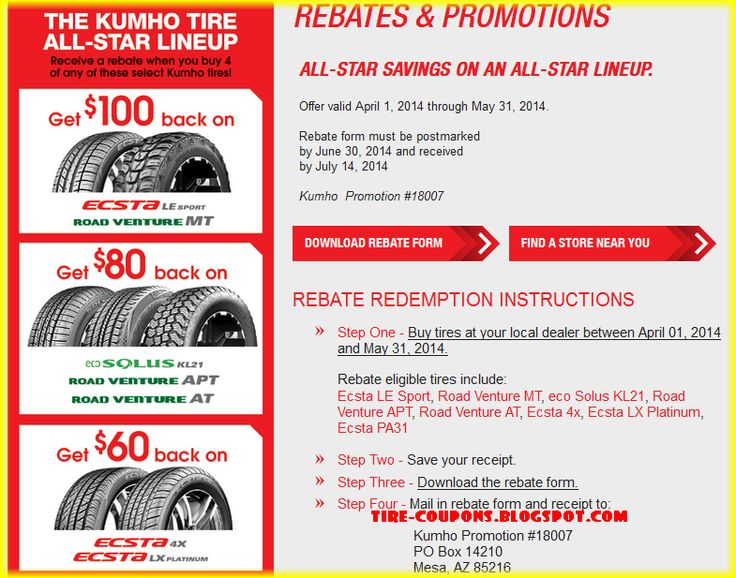 Best Place To Get Latest Information On Tire Coupons And Tire Rebates 