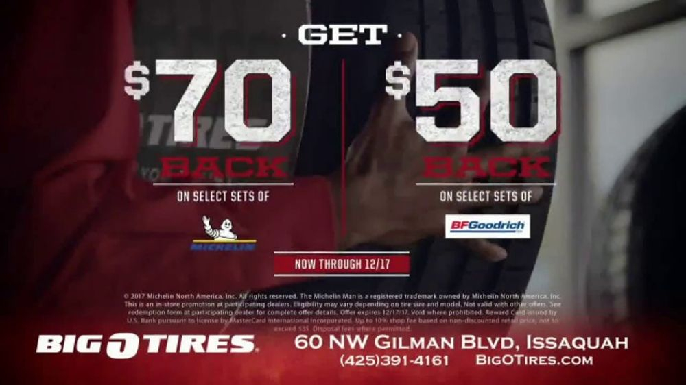 Big O Tires TV Commercial Pre Paid Card And Mail In Rebates ISpot tv