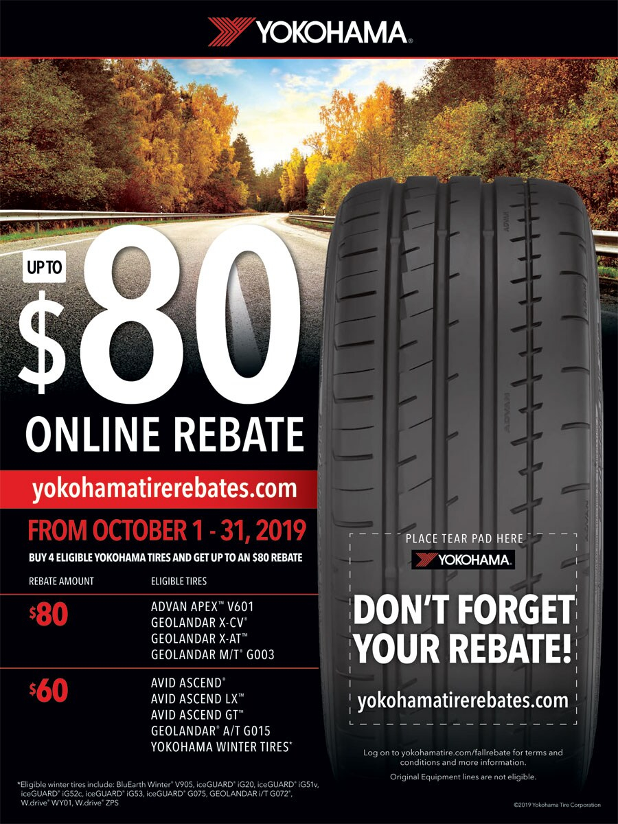 Center Subaru Yokohama Tire Rebate