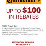 Continental Spring Rebates 2022 Tirecraft