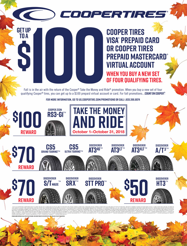 Cooper Fall Rebate Nathan s Tire Service LLC