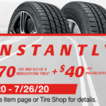 Costco Tires BRIDGESTONE Save 110 Instantly Bridgestone Costco