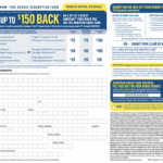 Current Tire Rebate Available Printable Rebate Form