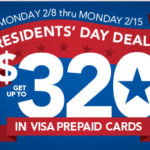 Discount Tire Direct President s Day Deals Up To 320 In Visa Prepaid