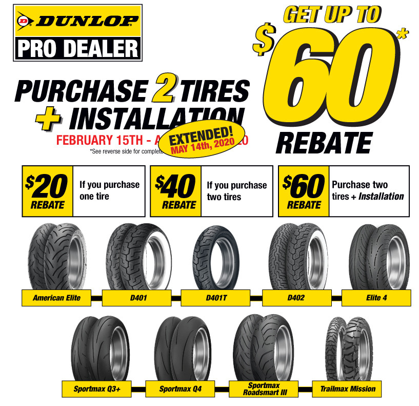 Dunlop Pro Dealer Tire Rebate Southside Harley Davidson Indianapolis