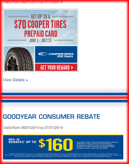 Dunn Tire Coupons And Rebates October 2017 Getting The Best Deals On 