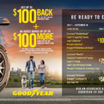 Enjoy Double Rebates With Goodyear Evans Tire Service Centers