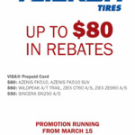 Falken Spring Rebates 2022 Tirecraft