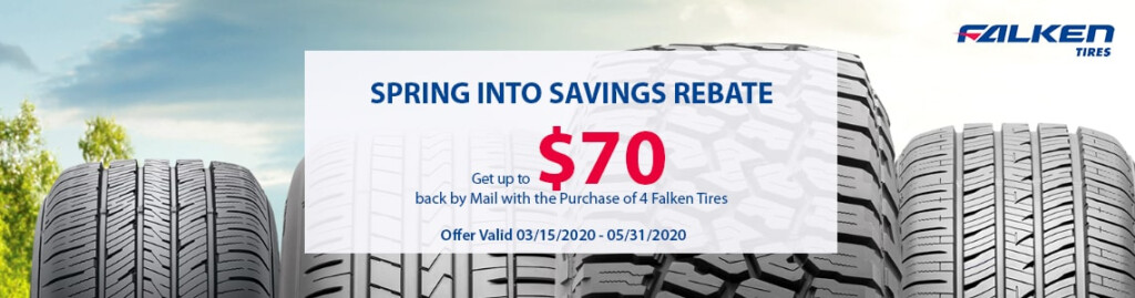 Falken Tires Spring Into Savings Tire Rebate Canada Tires easy ca