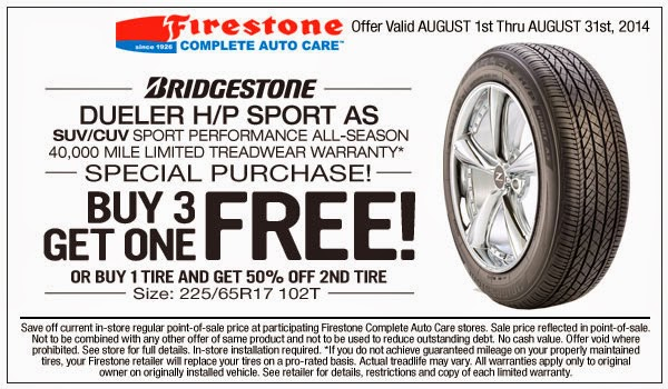 Firestone Tires Coupons Rebates And Deals For July 2022