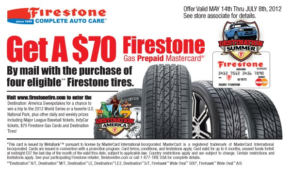 Firestone Tires May Cheap Oil Change Coupons