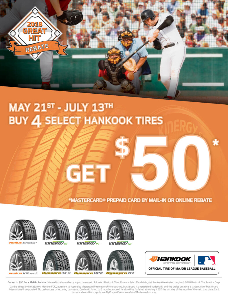 Get A 50 Online Or Mail in Rebate On Hankook Tires Kubly s Automotive