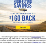 Goodyear Tire High Flying Savings Up To 160 Back On Goodyear