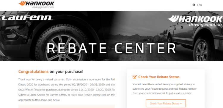 Hankook Tire Rebates 2022 Rebate2022