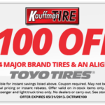 Kauffman Tire Coupons 2014