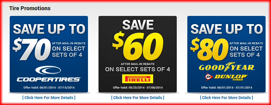 Kauffman Tire Coupons And Rebates July 2018 Cut Your Costs On New