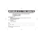 Michelin 70 Tire Rebate Printable Pdf Download