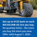 Michelin AG Fall Into Savings Instant Rebate Colony Tire