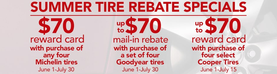 Michelin Goodyear Cooper Tire Rebates In Greenville Greenville SC 