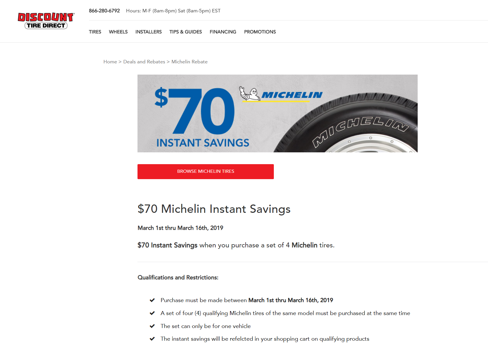 Michelin Tire Rebate Rennlist Porsche Discussion Forums