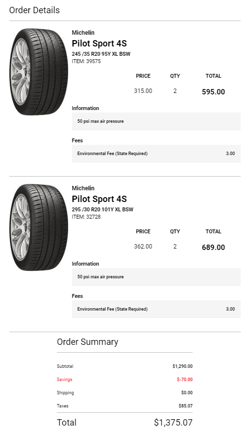 Michelin Tire Rebate Rennlist Porsche Discussion Forums