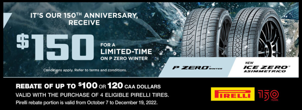 Pirelli Tires Rebates And Promotions Blackcircles ca