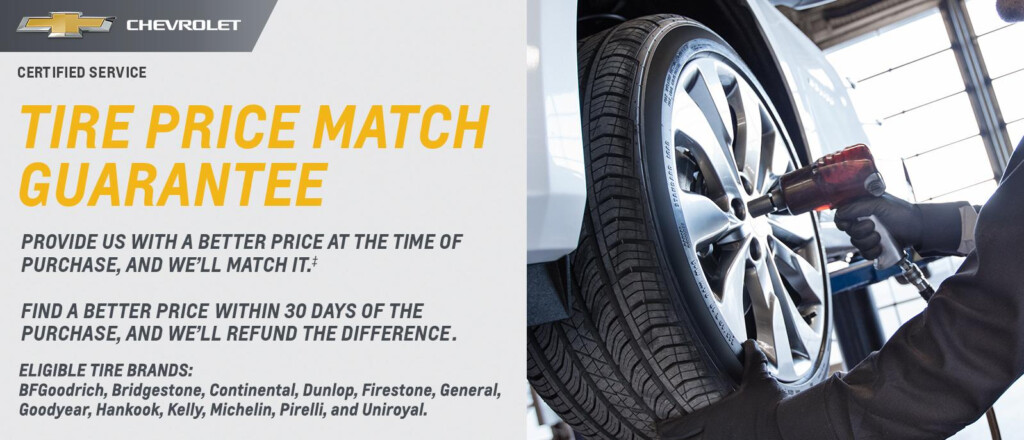 TIRE PRICE MATCH GUARANTEE Klick Lewis Chevrolet Buick