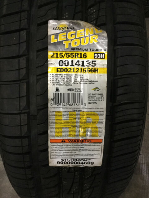 1 215 55 16 Eldorado Legend Tour Tire For Sale Online EBay