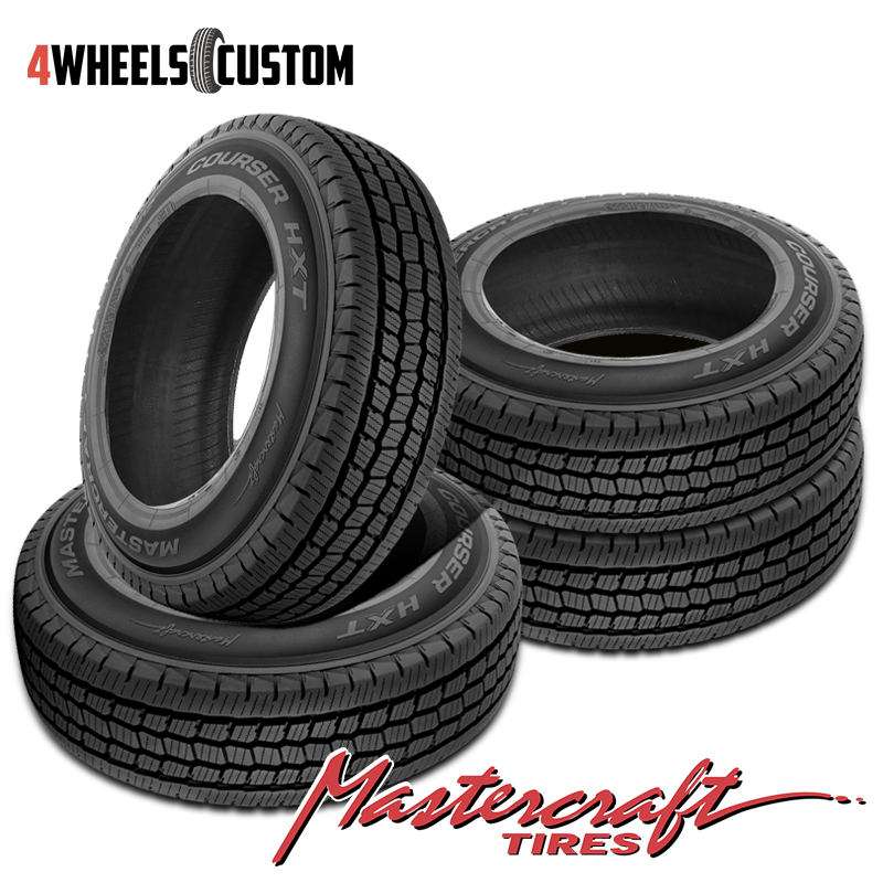 4 X New Mastercraft By Copper Tires Courser HXT 245 75R17 121S Tire EBay