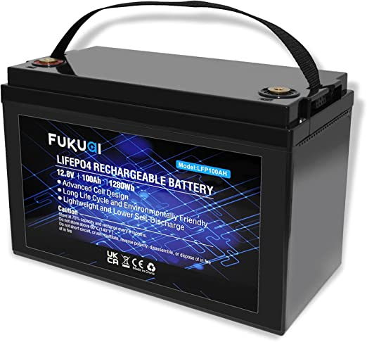 Amazon Fukuai 12V 100Ah LiFePO4 Battery 2000 Deep Cycles