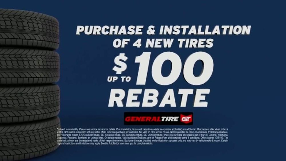 AutoNation TV Commercial Drive Safe For Less Four New Tires