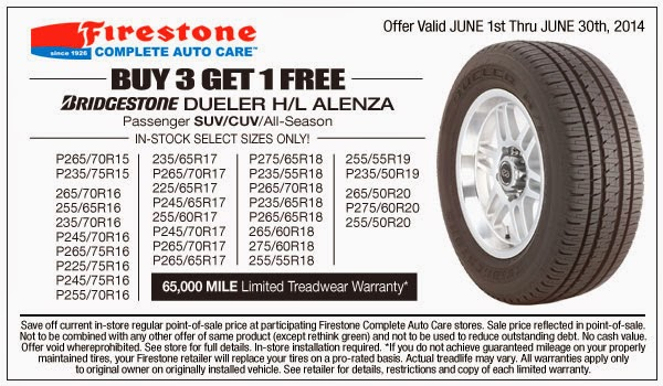 Bridgestone Tire Coupons Codes For August 2022