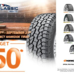 Buy 4 Select Hankook Tires Get 50 Hankook Fall Classic Rebate 2018