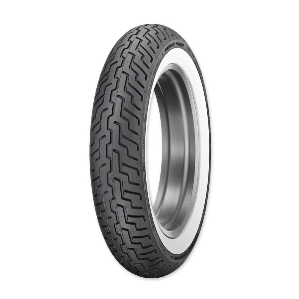 Dunlop D402 MT90B16 Wide Whitewall Front Tire 45006380 JPCycles