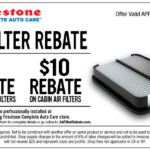 Firestone Air Filter Rebate