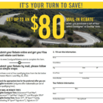 Goodyear 80 Tire Rebate Form GoodYearRebate