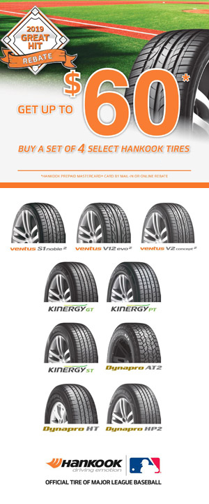 HANKOOK GREAT HIT JUNE 2019 REBATE Tire Outlet