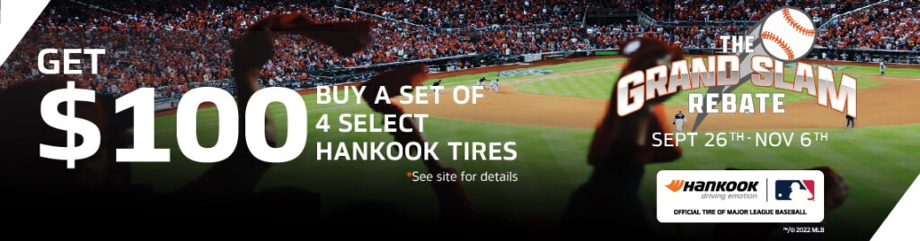 Hankook Tire The Grand Slam Rebate 2022 Giga tires