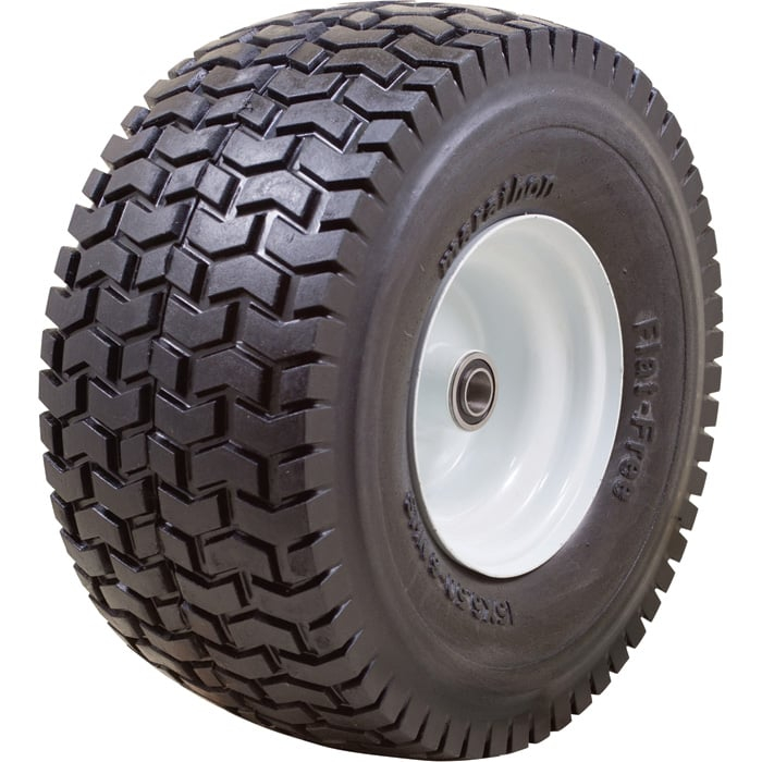 Marathon Tires Flat Free Lawn Mower Tire 3 4in Bore 15 X 6 50 6in 