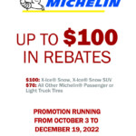 Michelin Rebate Fall 2022 Precision Automotive