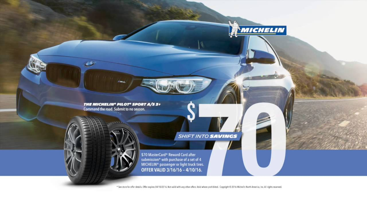 Michelin Tire Rebate 2016 Car Streak