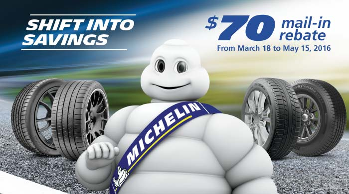 Michelin Tire Rebate 2016 Car Streak