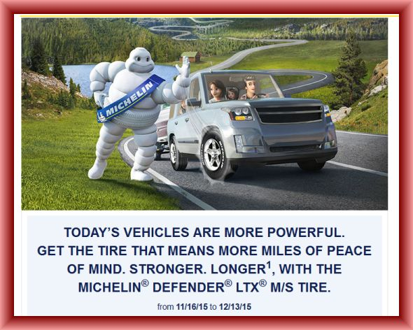 Michelin Tire Rebate And Coupons August 2018