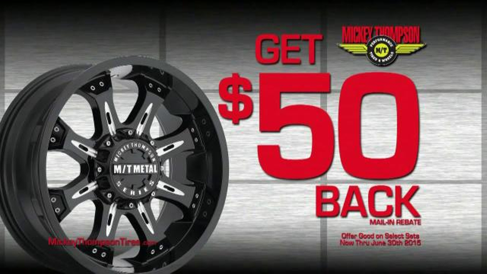 Mickey Thompson Performance Tires Wheels TV Commercial Get 50 Back 