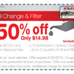 Oil change coupon 6 30 Kost Tire And Auto Tires And Auto Service